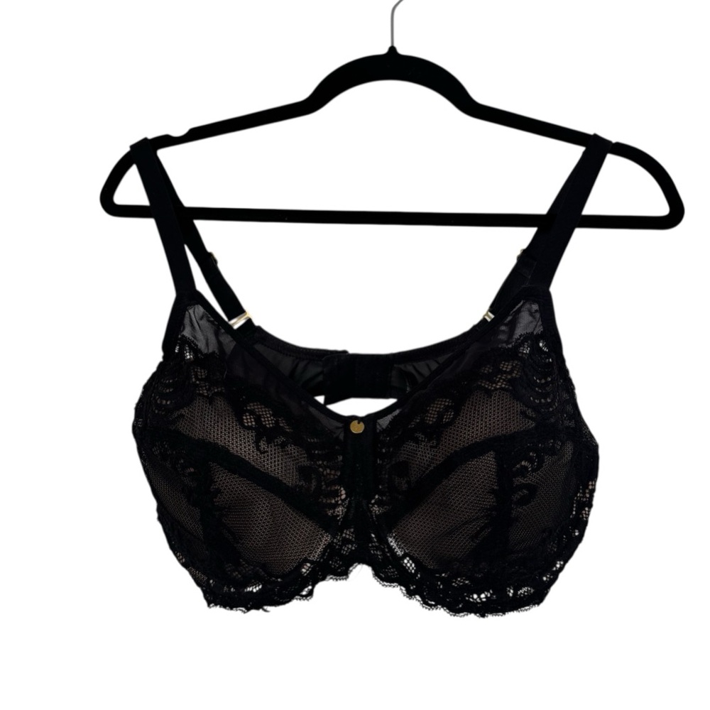 Natori Bra 34G Underwire Lined Lace Demi